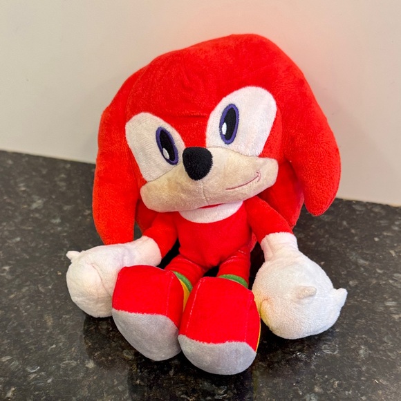 SONIC Knuckles red plush Sega video game stuffed animal Sega Prize Intl. 9” - Picture 1 of 6